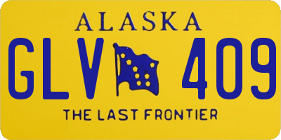 AK license plate GLV409