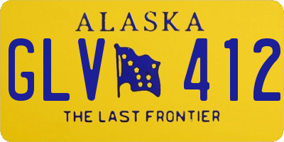 AK license plate GLV412