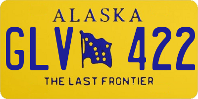 AK license plate GLV422