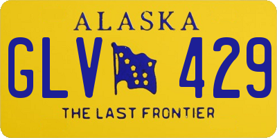 AK license plate GLV429