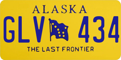 AK license plate GLV434