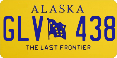 AK license plate GLV438