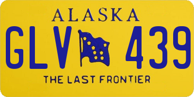 AK license plate GLV439