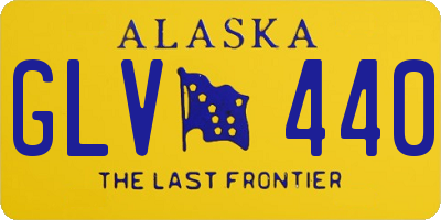 AK license plate GLV440