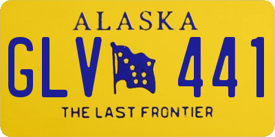 AK license plate GLV441