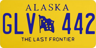 AK license plate GLV442