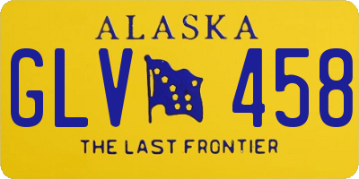 AK license plate GLV458