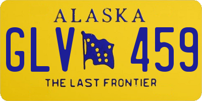 AK license plate GLV459