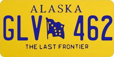 AK license plate GLV462
