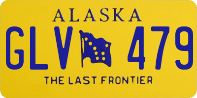 AK license plate GLV479