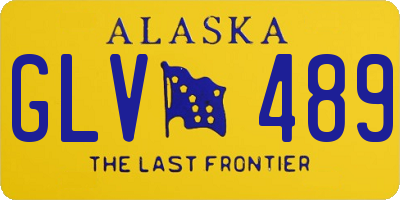 AK license plate GLV489