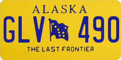 AK license plate GLV490