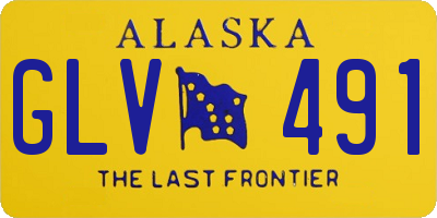 AK license plate GLV491