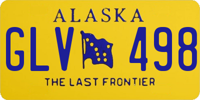 AK license plate GLV498