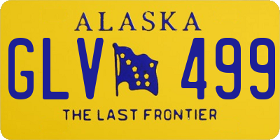 AK license plate GLV499