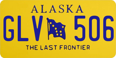 AK license plate GLV506