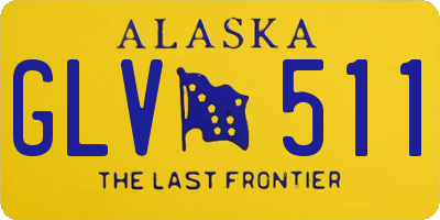 AK license plate GLV511