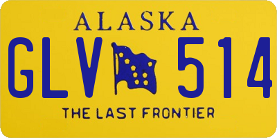 AK license plate GLV514