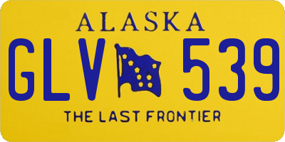 AK license plate GLV539