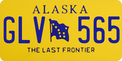 AK license plate GLV565