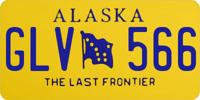 AK license plate GLV566