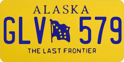 AK license plate GLV579