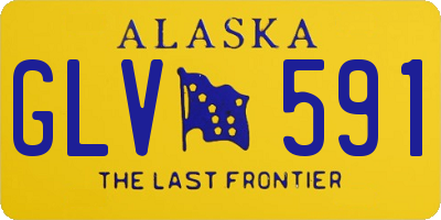 AK license plate GLV591