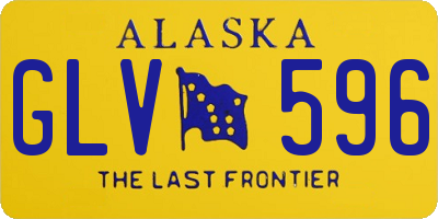 AK license plate GLV596