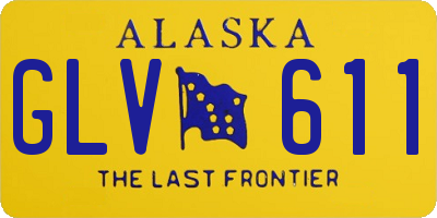 AK license plate GLV611