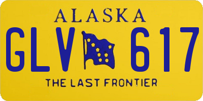 AK license plate GLV617