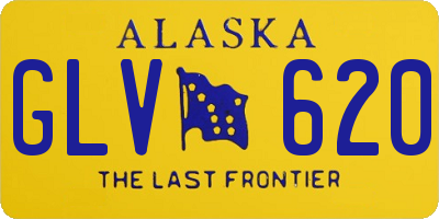 AK license plate GLV620