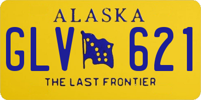 AK license plate GLV621