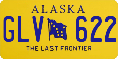 AK license plate GLV622
