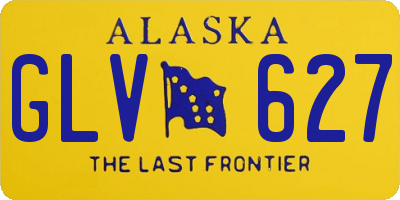 AK license plate GLV627