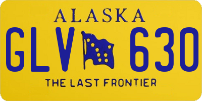 AK license plate GLV630