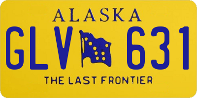 AK license plate GLV631