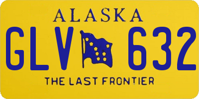 AK license plate GLV632