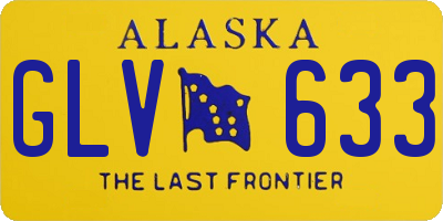AK license plate GLV633
