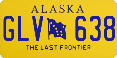 AK license plate GLV638