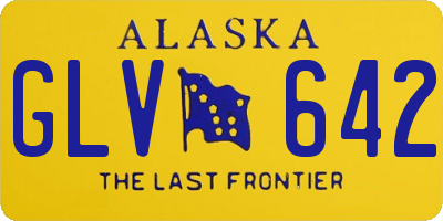 AK license plate GLV642