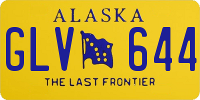 AK license plate GLV644