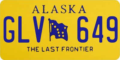 AK license plate GLV649