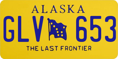 AK license plate GLV653