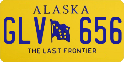 AK license plate GLV656