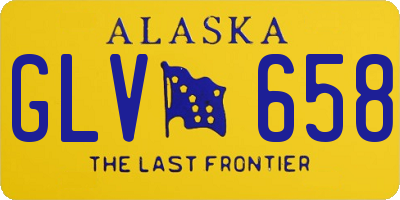 AK license plate GLV658