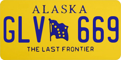 AK license plate GLV669