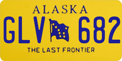 AK license plate GLV682