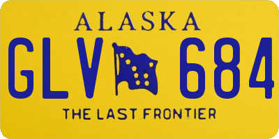 AK license plate GLV684