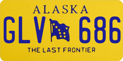 AK license plate GLV686