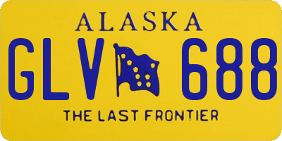 AK license plate GLV688